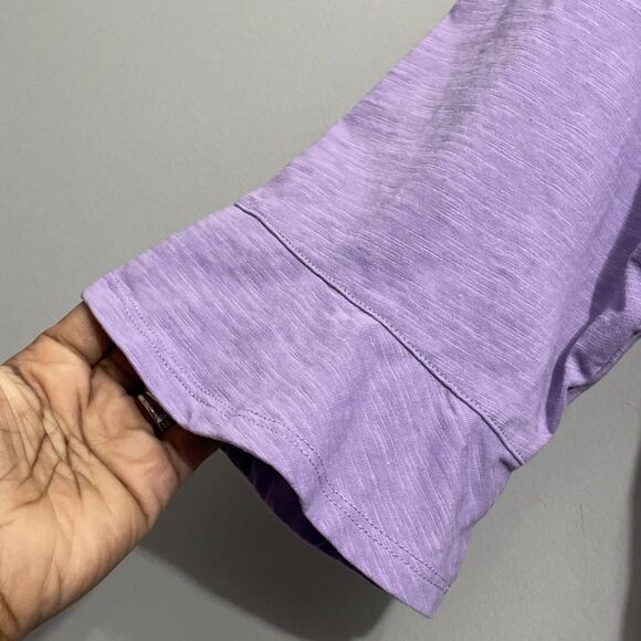 Alfred Dunner Women’s XL Purple Long Sleeve Floral Embroidered Top Cottagecore - Picture 8 of 12